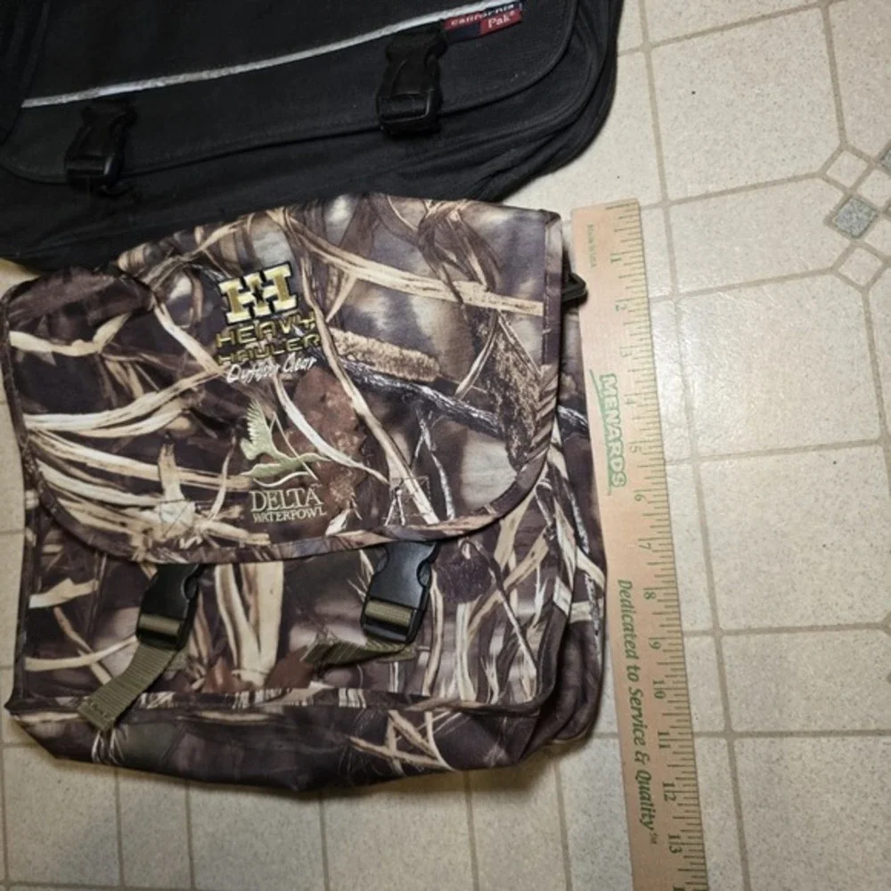 Calpak‎ California Pack Black & Camo Delta Waterfowl Travel Messenger Laptop Bag